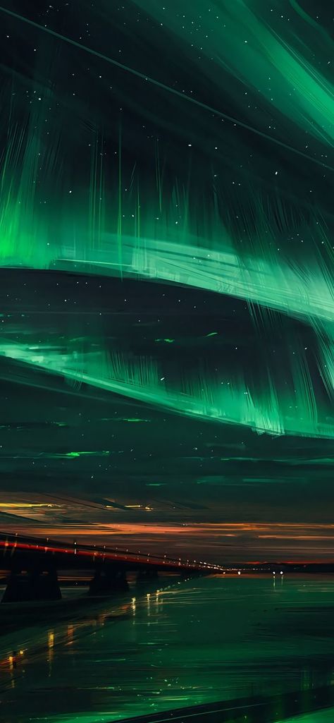 Northern Lights Wallpaper, Aurora Wallpaper, Northern Lights Photography, Green Aurora Borealis, Aurora Sky, Aurora Art, Trendy Lighting, Lighting Photography, Art Lighting