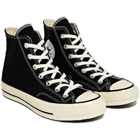 Converse 1970s, Shoes Sneakers Converse, Converse Trainers, Dr Shoes, Sneakers Converse, Vintage Sneakers, Black Converse, Shoes Converse, Black Vans