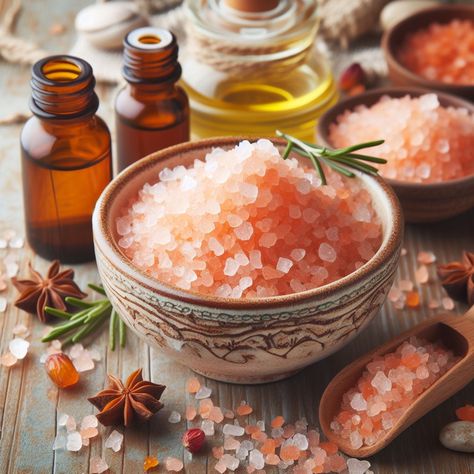 Himalayan salt, an ancient and treasured resource, has gained popularity in recent years for its numerous beauty uses and stunning results. This unique salt, sourced from the ancient deposits deep within the Himalayan mountains, is renowned for its pristine quality, powerful minerals, and radiant pink color. From revitalizing skin to detoxifying the body, Himalayan salt offers a range of beneficial applications that #DetoxBath #FacialScrub #SkinToner Himalayan Salt Aesthetic, Detoxifying Bath Soak, Himalayan Salt Bath, Natural Beauty Treatments, Himalayan Mountains, Detox Bath, Salt Lamps, High Vibrational, Exfoliating Scrub