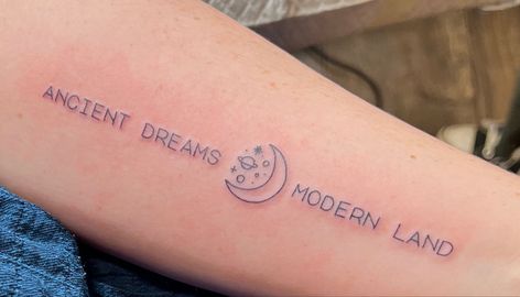 Ldr Paradise Tattoo, Marina And The Diamonds Tattoo Ideas, Ancient Dreams In A Modern Land, Lyric Tattoos Lana Del Rey, Beach House Space Song Tattoo, Marina And The Diamonds Tattoo, Marina And The Diamonds Inspired Tattoos, Marina Tattoo, Life Imitates Art Tattoo Lana Del Rey