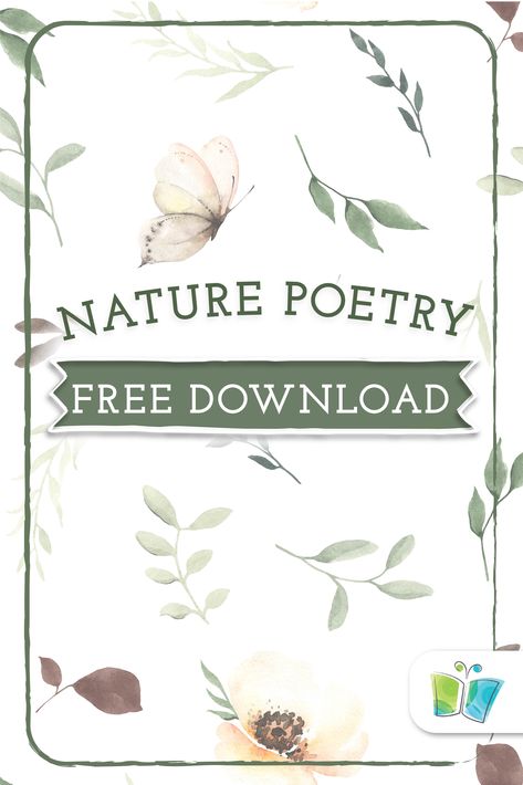 Download our FREE Nature Poetry for kids printables! We're sharing some of our favorite poems from our poetry book, "I Sat by the Sea", which is part of our Language Arts Level 3 Course. Download the entire Level 3 course set, or just the poetry book, on our website. Nature Poems For Kids, Nature Poems, Spring Poetry, Free Poems, Nature Poetry, Poetry Tea Time, Study Printables, Homeschool Nature Study, Nature Poem