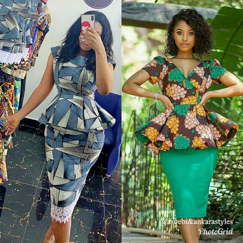 Pencil Skirt And Top, African Print Designs, Ankara Trousers, Kitenge Designs, Trendy Ankara Styles, Ankara Tops, Ankara Skirt And Blouse, African Print Tops, African Fashion Designers