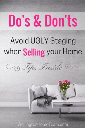 Do's and Don'ts to Avoid Ugly Staging when Selling your Home Farmhouse Side Table, Home Staging Tips, Sell My House, Cute Dorm Rooms, Home Selling Tips, Room Transformation, Flipping Houses, Selling Your House, Real Estate Tips