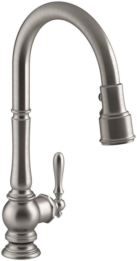 Kohler Kitchen Faucet, Kohler Artifacts, Best Kitchen Faucets, Kitchen Environment, Touchless Kitchen Faucet, Kohler Kitchen, Touchless Faucet, Kitchen Faucet With Sprayer, Black Kitchen Faucets