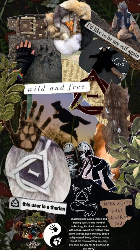 therian pride <3   ________________________________________________________  tags (ignore): #therian #therianthropy #otherkin #alterhuman #otherhearted #animal #symbol #thetadelta #quote #quadrobics #collar #hand #paw #art #collage #pov #thisuser #tail #gear #cutout #inspiring #leaf #yinyang #fur #silly #fun #bracelet #plant Therian Bracelet, Therian Quotes, Therian Symbol, Wild And Free, Hand Art, Computer Wallpaper, Yin Yang, Collage, Art