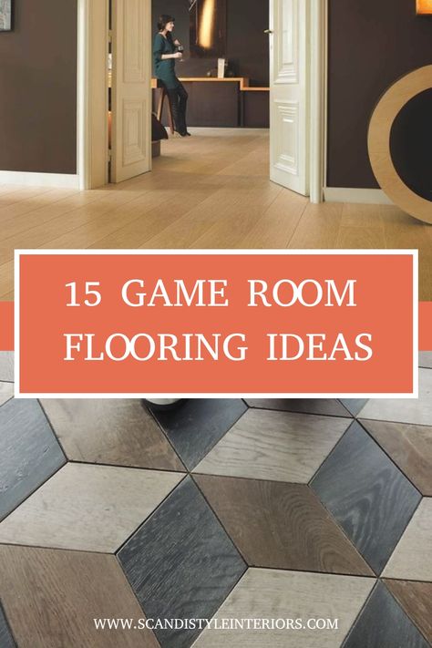 Looking to level up your game room decor? Check out these amazing game room flooring ideas that blend seamlessly with Scandinavian style interiors. Elevate your adult game room with these trendy suggestions! #gameroomdecor #adultgameroom #ScandinavianFurniture #homedecorinspo Game Room Flooring Ideas, Game Room Decor Ideas Family, Game Room Flooring, Luxurious Game Rooms, Adult Game Room, Room Flooring Ideas, Garage Game Rooms, Basement Games, Foam Tiles