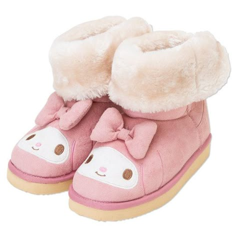 My Melody Outfit, Hello Kitty Water Bottle, Sanrio My Melody, Dr Shoes, Kawaii Shoes, Faux Fur Boots, Living Dolls, Cute Fit, Fur Boots