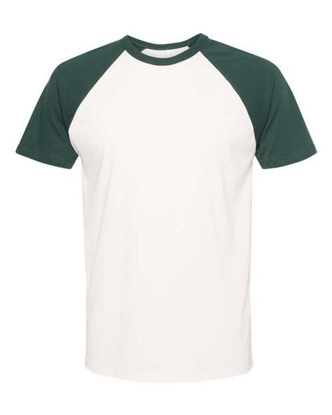 Next Level 3650 - Unisex Cotton Raglan T-Shirt Raglan Tshirt, Wholesale T Shirts, Athletic Looks, Boyfriend T Shirt, Raglan Tee, Colour List, Crew Neck Shirt, Wholesale Clothing, Online Shopping Clothes