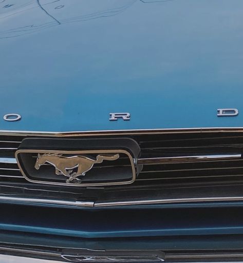 Western Blue Aesthetic, Ford Mustang Aesthetic, Blue Country Aesthetic, Blue Western Aesthetic, Vintage Mustang Aesthetic, Blue Vintage Aesthetic, Mustang Aesthetic, Old Mustang Aesthetic, Ford Aesthetic