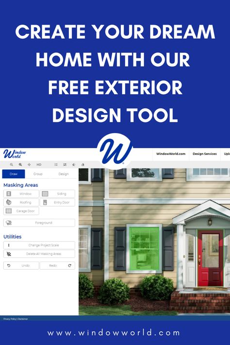 "Can I design my own home remodel?” With a computer, a camera, and our free home design software, you can create the home of your dreams! 🏡 Home Design Software Free, Home Design Programs, Free Landscape Design, Window World, Landscape Design Software, Free Design Software, Software House, Home Design Software, Chief Architect