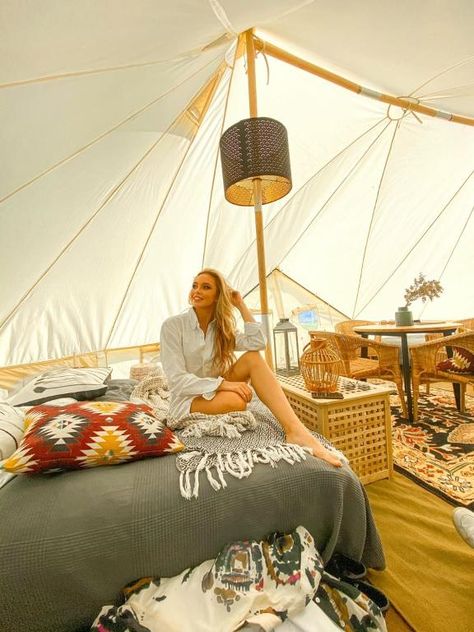 Camp Boutique, Gaulverjabær (updated prices 2024) Yurt Interior, Small Sitting Areas, Bell Tent, Black Sand Beach, Private Beach, Extra Bed, Yurt, Sitting Area, Mountain View