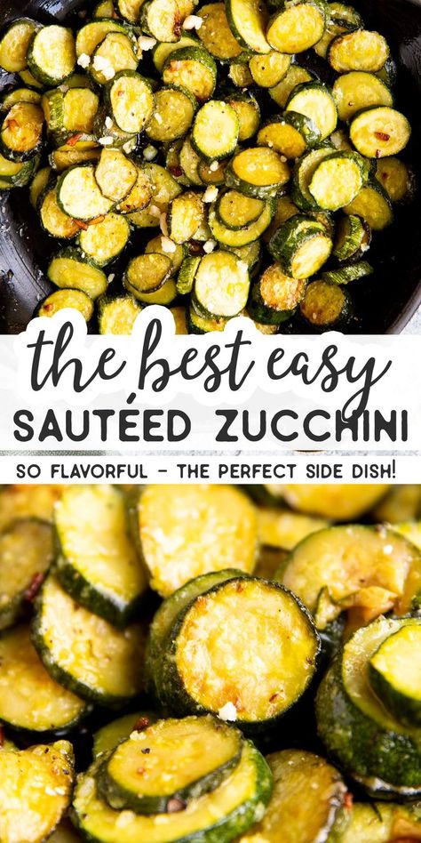 Sautéed Zucchini, Zucchini Side Dishes, Zucchini Recipes Healthy, Easy Vegetable Side Dishes, Dinner Quick, Summer Zucchini, Zucchini Recipe, Sauteed Zucchini, Easy Vegetable