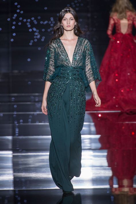 Long Kebaya, Kebaya Lace, Baju Kahwin, Kebaya Modern Dress, Zuhair Murad Haute Couture, 2015 Couture, Couture 2015, Fashion Friday, فستان سهرة