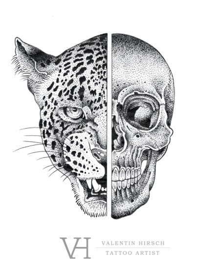 Design Jaguar Skull Tattoo, Jaguar Skull, Leopard Tattoo, Jaguar Tattoo, Leopard Tattoos, Stippling Art, Aztec Tattoo, Old School Tattoo Designs, Tattoo Design Book