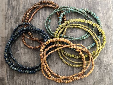 Picasso Multiple SETs of Dainty Stackable Stretch Seed Bead Bracelets ~Handmade Boho Jewelry~ Boho Bracelets Stack, Handmade Boho Jewelry, Diy Jewelry Necklace, Diy Wire Jewelry, Simple Bracelets, Popular Jewelry, Mesa Az, Bracelets Handmade Beaded, Bead Bracelets