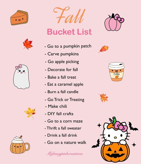 Fall Bucket List 2023, October To Do List, What To Do On Halloween, Things To Do In February, Things To Do In November, Seasonal Bucket List, Fall Checklist, Bossbabe Quotes Motivation, Things To Do At Home