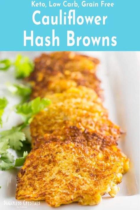 Cauliflower Hashbrowns, Vegetarian Burger Recipe, Keto Diet Breakfast, Low Carb Breakfast Recipes, Health Dinner, Keto Diet Menu, Hash Browns, Low Carb Breakfast, Vegetarian Recipes Easy