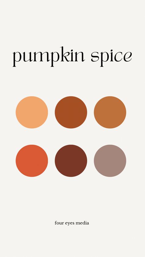 Spice Color Palette, Engagement Party Colors, Fall Paint Colors, Nail Color Combinations, Pumpkin Spice Nails, Fall Color Palette, Pumpkin Colors, Color Palate, Color Palette Design