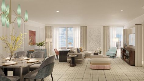 Bellagio Las Vegas Begins $110 Million Spa Tower Transformation Las Vegas Spa, Vegas Lights, Vegas Skyline, Bellagio Las Vegas, Las Vegas Luxury, Queen Room, Separate Living Room, Casino Hotel, Casino Resort