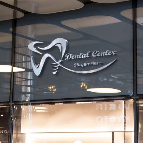 Dental Center Logo templates Logo Template Dintest Clinic, Dental Logo Design Ideas, Dental Clinic Logo Design, Dentist Logo Ideas, Dentist Logo Design, Dental Logo Design Dentistry, Dental Logo Dentists, Dental Interior, Clinic Branding