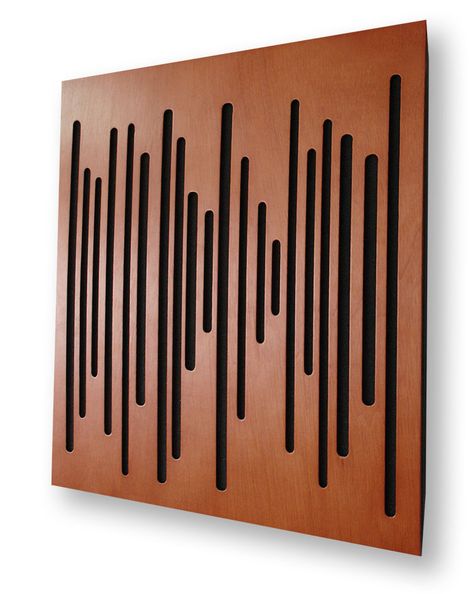 Vicoustic’s flagship Wave Wood panel has been specifically developed to treat acoustic problems without destroying a room’s ambience, or over-deadening the sound. It can be used in control rooms, b... Studio Room Design, Acoustic Panels Diy, Hifi Room, Acoustic Diffuser, Sound Diffuser, Home Studio Ideas, Sound Panel, Bass Trap, Recording Studio Design