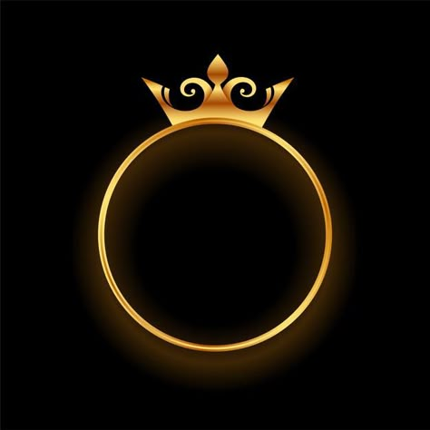 Sc Back Dp Frame, Golden Crown Logo, Frame Dp, Dp Frame, Snow White Characters, Makeup Artist Logo Design, Crown Frames, Digital Graphics Art, Ring Frame