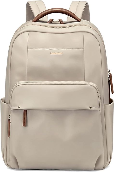 Laptop Backpack for Women Computer Bag Casual Daypack Fits 15.6 Inch Notebook Work Travel Backpacks (Apricot) : Amazon.ca: Electronics Uni Backpack, Bags Inspiration, Travel Backpacks, Luggage Strap, Backpack For Women, Computer Bag, Computer Bags, Designer Backpacks, Work Travel