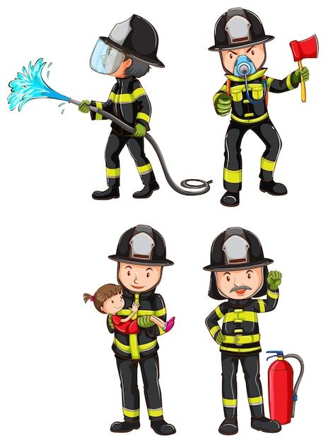 Free vector a simple sketch of firemen | Free Vector #Freepik #freevector #girl-draw #rescue #girl-sketch #girl-art Verbs For Kids, Girl Draw, Simple Sketch, Fire Fighters, Sketches Easy, Girl Sketch, Vector Photo, Girl Drawing, Firefighter