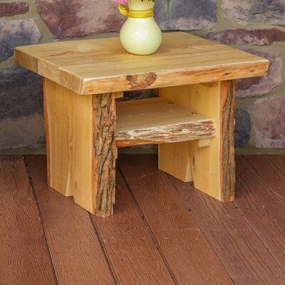 Live Edge Wood Projects, Rough Sawn Lumber, Cedar Stain, Cedar Furniture, Rustic Log Furniture, Live Edge Furniture, Reclaimed Wood Projects, Wood Projects That Sell, Small Woodworking Projects