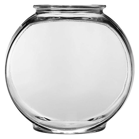 Anchor Hocking Glass Fish Bowl Drum 2 Gal - Aquaria/Stands/Parts at Arcata Pet Supplies