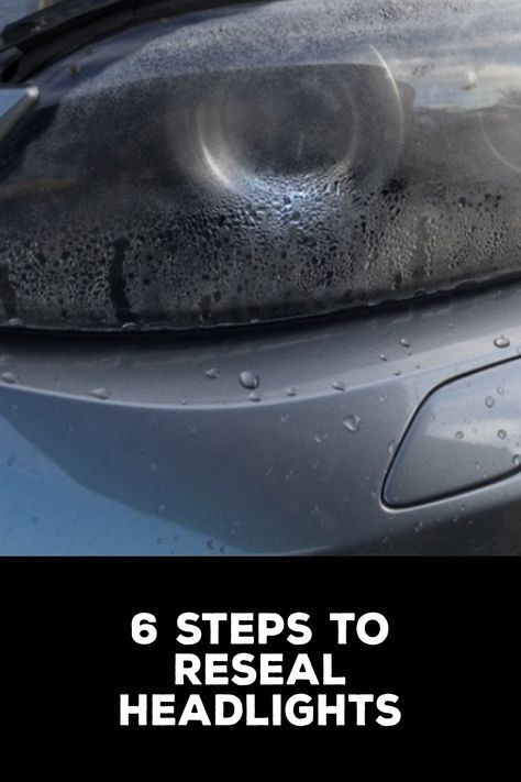 How to Reseal Headlights Cleaning Foggy Headlights Diy, How To Clear Foggy Headlights, Cloudy Headlights, Foggy Headlights, Headlight Restoration, Headlight Covers, Headlight Lens, Clean Microfiber, Easy Steps