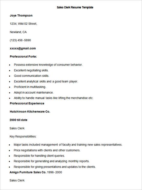 Sample Sales Clerk Resume Template , Write Your Resume Much Easier with Sales Resume Examples , Sales resume examples are usually easy to find with various formats and writing methods. Sales resume itself covers wide ranges of sales such as insur... Check more at http://templatedocs.net/write-your-resume-much-easier-with-sales-resume-examples Best Resume Format For Freshers, Sales Manager Resume, Sales Resume Examples, Sales Representative Resume, Sample Resume Format For Job Application, Professional Resume Format For Freshers, Sales Resume, Good Resume Examples, Good Communication Skills