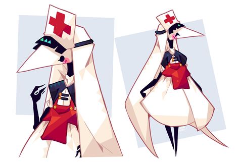 Nurse Character Design Concept Art, Plague Nurse Art, Plague Nurse Costume, Cute Plague Doctor, Doctor Oc, Plague Nurse, Character Pfp, Doctor Plague, Nurse Cartoon