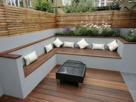 Backyard Seating Area, Patio Deck Designs, Rooftop Design, Backyard Seating, Cozy Backyard, Outdoor Gardens Design, Terrace Design, Backyard Garden Design, Garden Seating