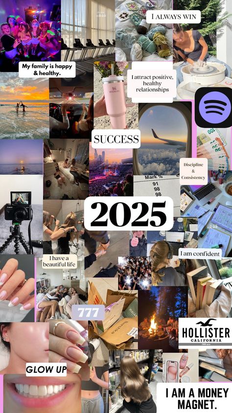 2024 VISION BOARD 🌸🛍️💗 Dream Wardrobe Aesthetic Vision Board, Vision Board Photos 2025 College, Vision Board Examples 2025, Vision Board Ideas Picture Frame, 2025 Resolutions Aesthetic, New Year Vision Board Ideas Aesthetic, Success Vision Board Ideas, Vison Boards Ideas Aesthetic 2025, 2025 Vision Board Teen