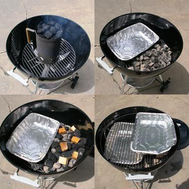 5 Tips to Smoking on a Charcoal Grill: Setting Up Charcoal Grill for Smoking Ribs Photography, How To Make Barbecue, Best Charcoal Grill, Bbq Hacks, Best Charcoal, Barbecue Ribs, Propane Grill, Grilling Tips, Gourmet Foods