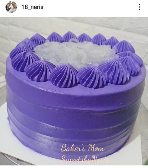 Beautiful and Vibrant Ube soft and moist Premium Cake, Moist Cake, Moist Cakes, Facial Tissue Holder, Cake, Quick Saves