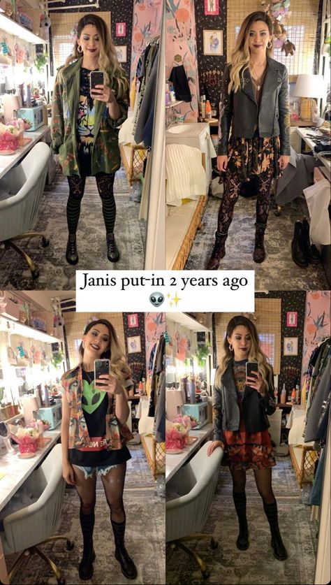 olivia kaufmann janis sarkisian Janis Sarkisian Aesthetic, Janis Ian Musical, Mean Girls Musical Outfits, Janis Ian Costume, Thespian Outfits, Janis Mean Girls Outfit, Janis Mean Girls Musical, Mean Girls Janis, Janis Sarkisian