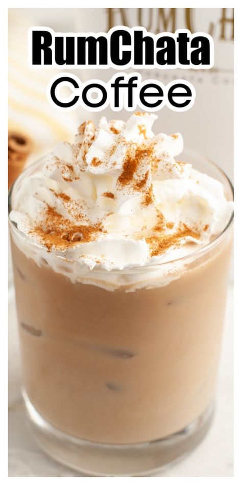 Cold Coffee Alcoholic Drinks, Rum Chata Drinks Easy, Hot Rumchata Drinks, Rum Coffee Cocktail, Rumchata Coffee Drinks, Hot Coffee Alcoholic Drink, Hot Coffee Cocktail Recipes, Hot Coffee Drinks With Alcohol, Rumchata Drinks Easy