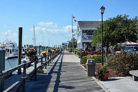 10 Most Charming Cities in NC. #5 Beaufort. We love visiting: island hop to Cape Lookout Nat'l Seashore, take the double decker bus tour of the town, tour the old village, visit the old graveyard & ghostwalk, lots of cute shops and restaurants, Atlantic Beach and Fort Macon State Park nearby. Beaufort Nc, Best Places To Retire, Living In North Carolina, North Carolina Travel, North Carolina Homes, Atlantic Beach, On The Road Again, Coastal Towns, Beach Town