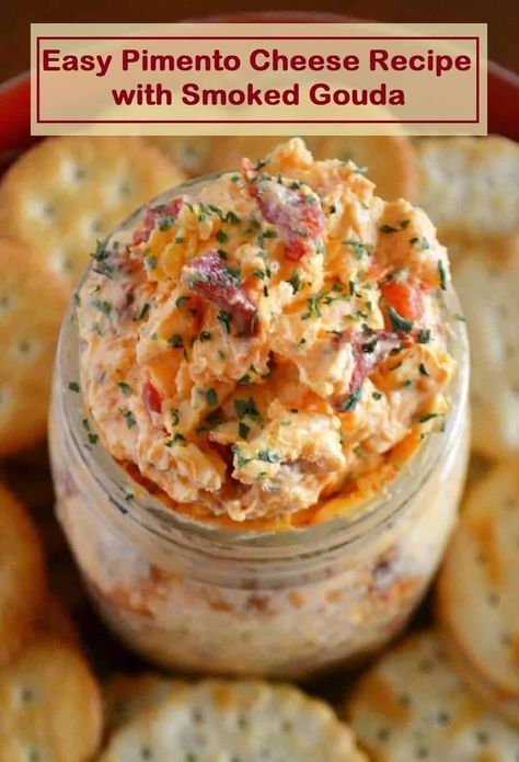 Smoked Gouda Appetizers, Easy Pimento Cheese Recipe, Pimento Cheese Recipe Easy, Easy Pimento Cheese, Pimento Cheese Recipe, Pimento Cheese Spread, Pimento Cheese Recipes, Smoked Gouda Cheese, Smoked Gouda