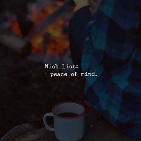 Wish List Peace Of Mind, Peace Of Mind Quotes, Motto Quotes, Laughing Quotes, Love Truths, At Peace, Love Quotes For Her, Adventure Quotes, Dad Quotes