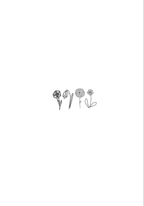 Matching Grandma Granddaughter Tattoos, Grandmother Granddaughter Tattoos, Grandmother Tattoo, Grandpa Tattoo, Grandparents Tattoo, Flowers Drawn, Petite Tattoos, Special Flowers, Little Tattoos