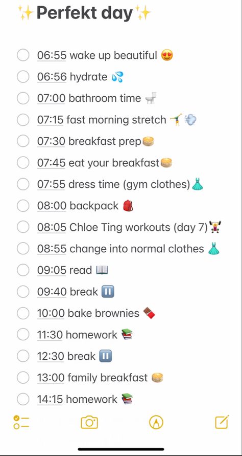 Weekend Routines, Phone Notes, Good Apps For Iphone, Weekend Routine, Routine Schedule, Night Routines, School Routine For Teens, Daily Routine Schedule, Morning Routine Checklist