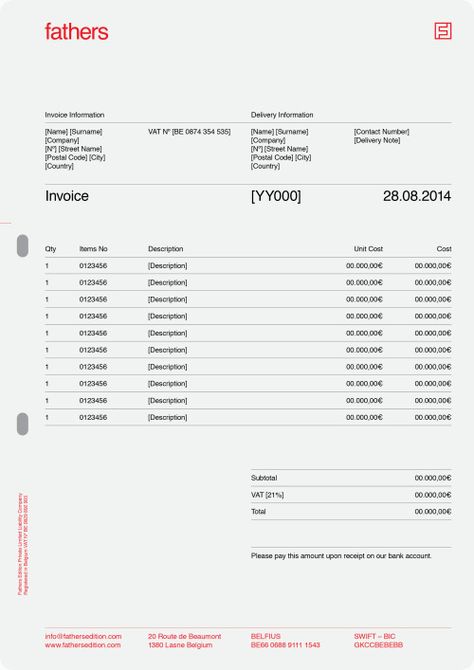 searchsystem: www.searchsystem.co Invoice Layout, Invoice Design Template, Invoice Design, Documents Design, Typography Layout, Letterhead Design, Publication Design, Print Layout, Editorial Layout