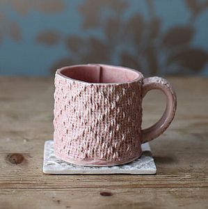 Colour Highlights, Mug Inspiration, Ceramica Ideas, Slab Ceramics, Corner Shop, Coaster Gift Set, Moms Birthday, Handmade Cups, Teacups And Saucers