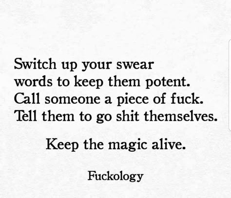 Keep em guessing when you cuss Snarky Quotes, Sarcastic Quotes Funny, Twisted Humor, Laughter Is The Best Medicine, Sarcastic Quotes, Bones Funny, Makes Me Laugh, To Laugh, Ha Ha