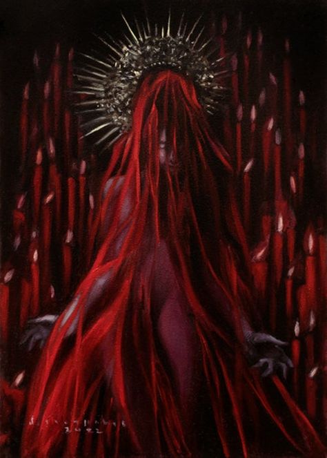 Red Veil Aesthetic, Veil Over Face, Priestess Art, Crimson Moon, Red Goddess, Red Vampire, Royal Au, Halloween Shoot, Red Veil