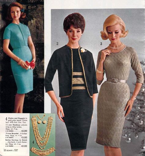 Early 1960s Fashion, 1962 Fashion, 60s Fashion Trends, 1960s Fashion Women, Women Black Dress, Formal Fashion Women, 60s Women, Fall Fashion Skirts, Fashion Australia