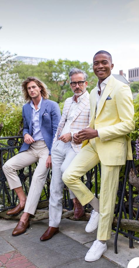 Causal Wedding Outfit Men, Derby Mens Outfits, Festive Wedding Attire Guest Men, Coastal Wedding Outfit Men, Men Wedding Guest Outfit Spring, Garden Wedding Male Guest Attire, Tea Party Men Outfit, Mens Tea Party Outfit, Spring Cocktail Attire Men